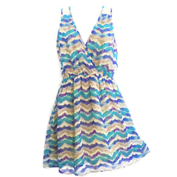 B Jewel Dress Mini Peekaboo Cutout Back Lace M - Picture 1 of 9